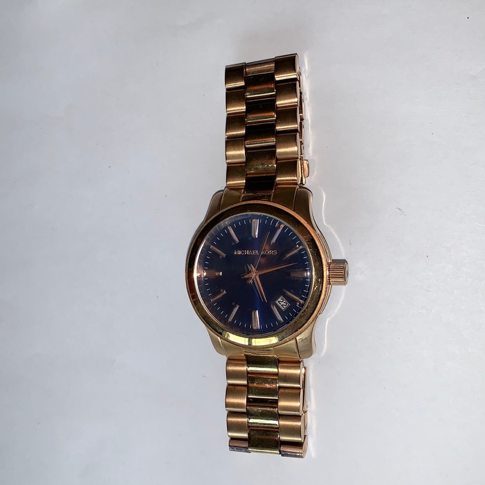 Michael Kors MK7065 Heavy Rose Gold Watch 6.25” inside band